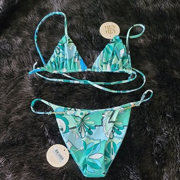 Cin Cin Midsummer String Bikini Nwt - Picture 2 of 7